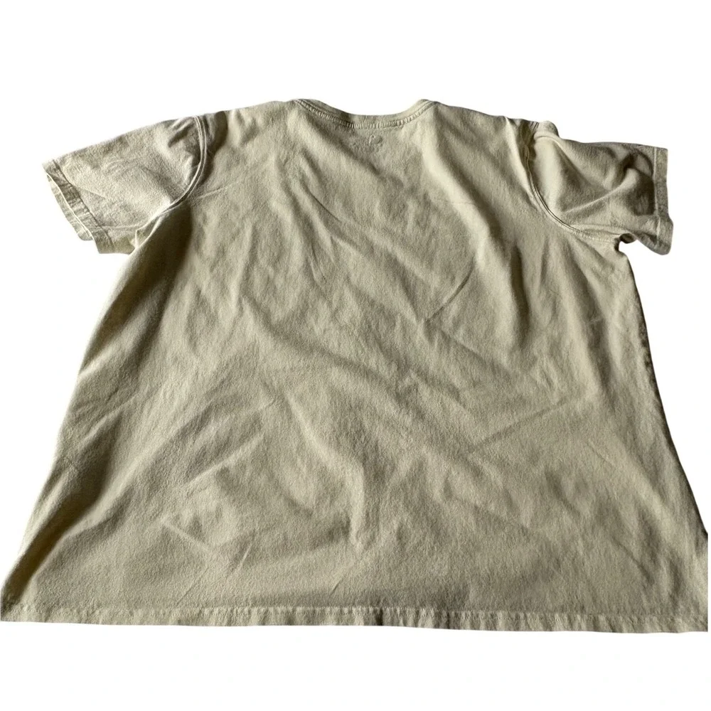 Carhartt Pocket T Shirt Mens XXL Beige Cream Original Fit‎ Workwear Cotton